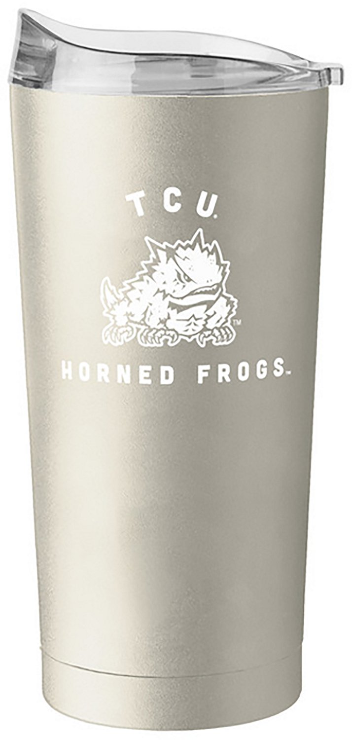 Logo Brands Texas Christian University 20 oz Archway Powder Coat Tumbler