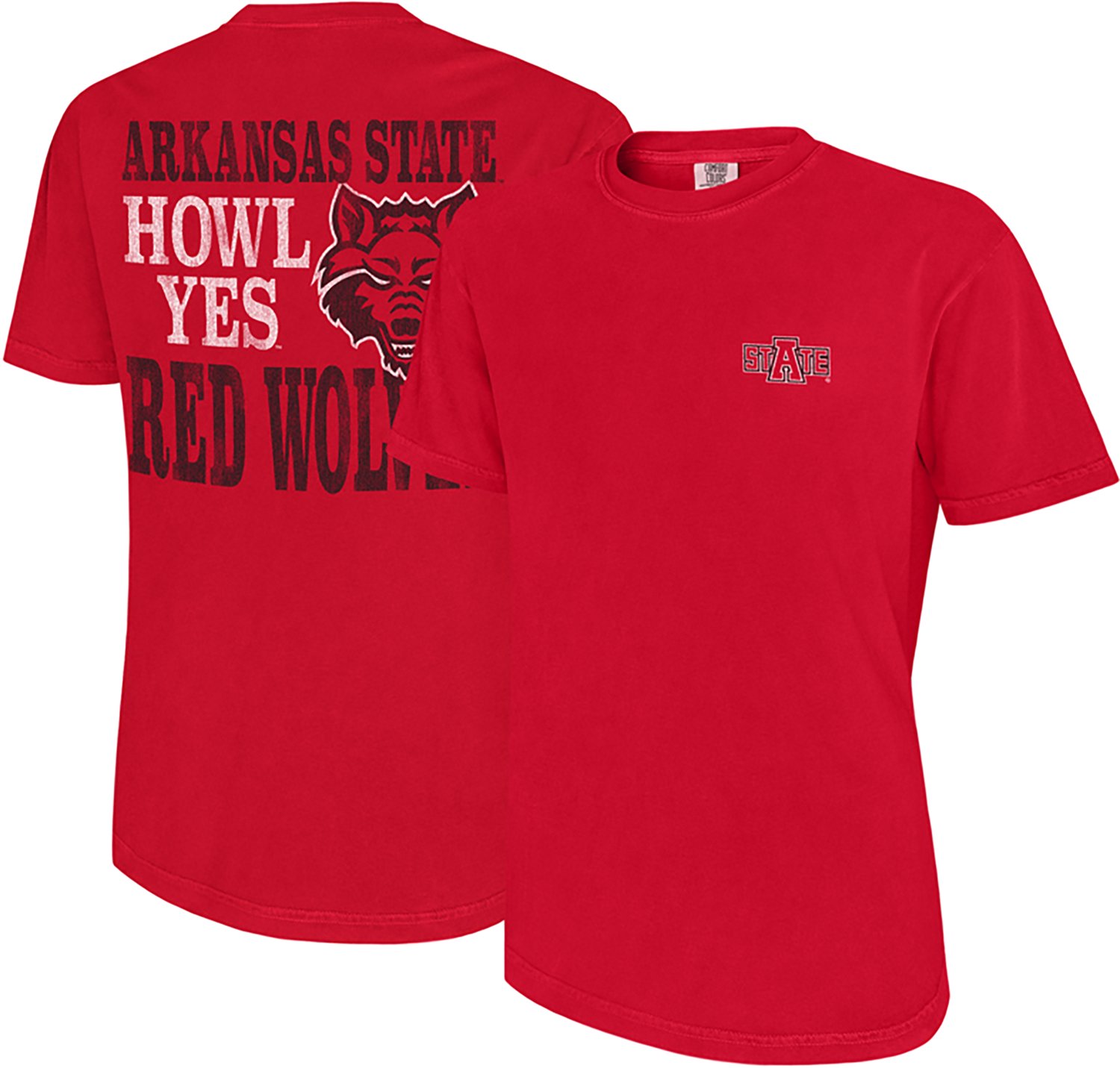 WILDCAT RETRO Men's Arkansas State University Mantra Mascot Comfort Colors T-shirt - view number 3
