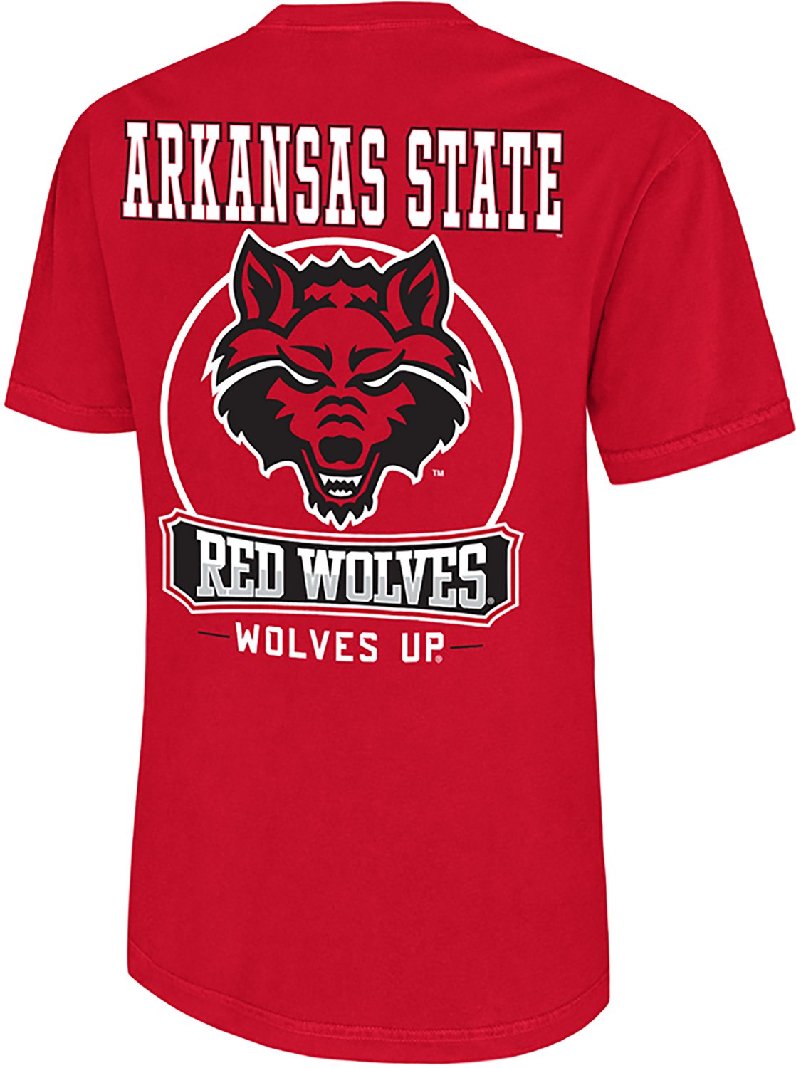 WILDCAT RETRO Men's Arkansas State University Mascot Circle Comfort Colors T-shirt - view number 2