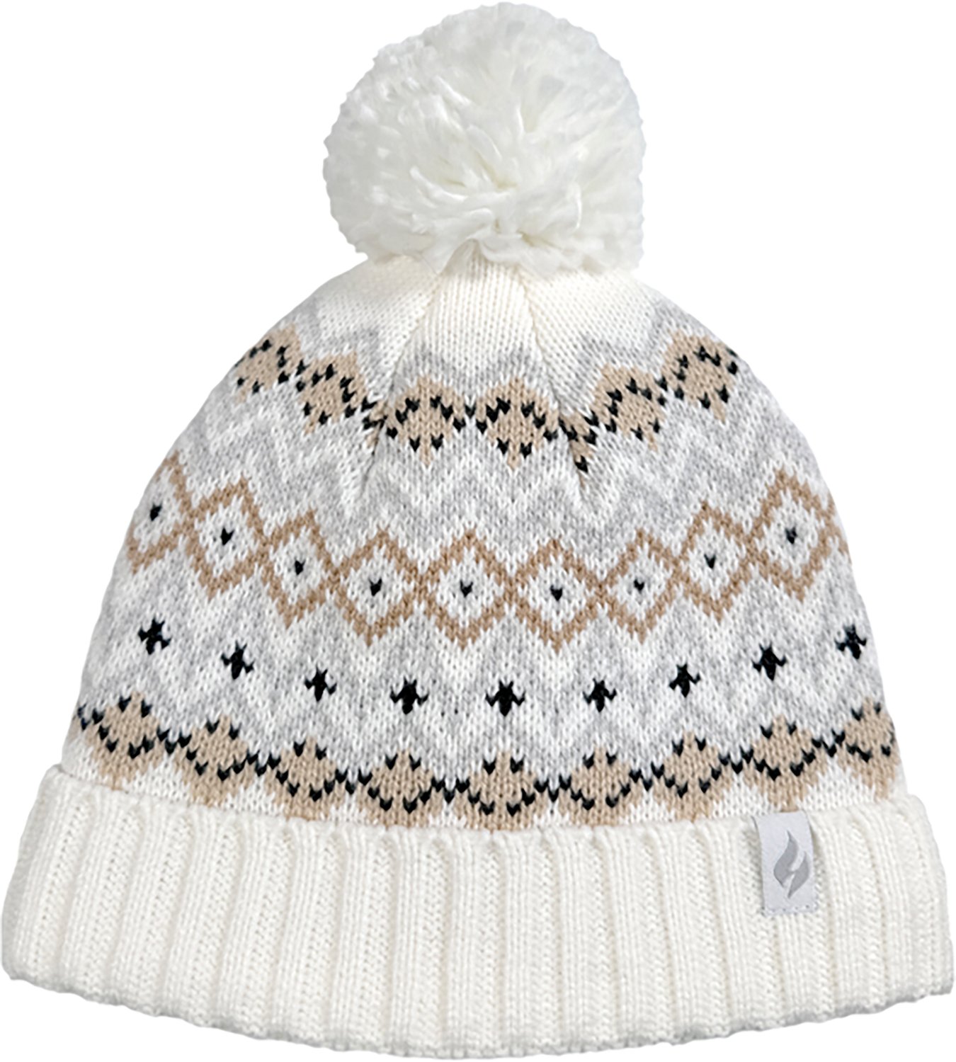 Heat Holders Women's Astrid Fairisle Pompom Hat