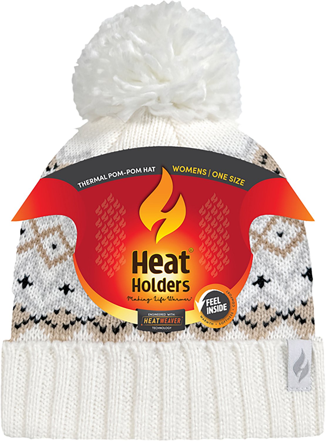 Heat Holders Women's Astrid Fairisle Pompom Hat - view number 2