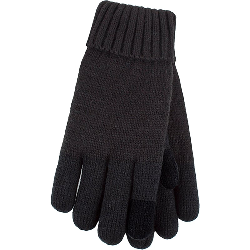 Heat Holders Women's Cathy Flat Knit Gloves with Touch Screen Fingertips