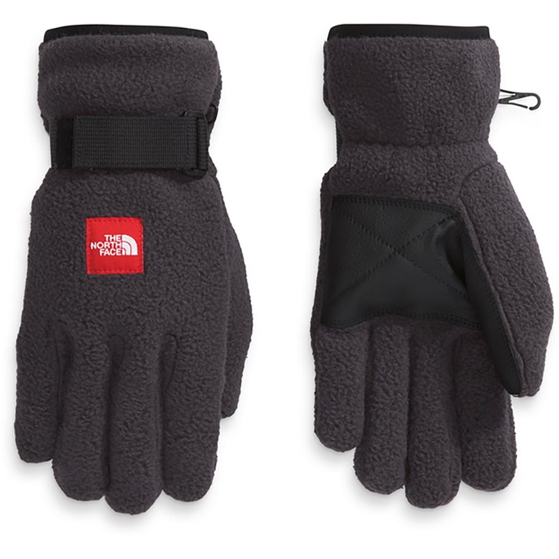 The North Face TNF™ Red Box Fleece Gloves (Size: Medium): Obsidian