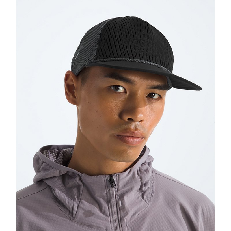 The North Face Runner Trucker Hat, Men's, Tnf Black/Anthracite Grey