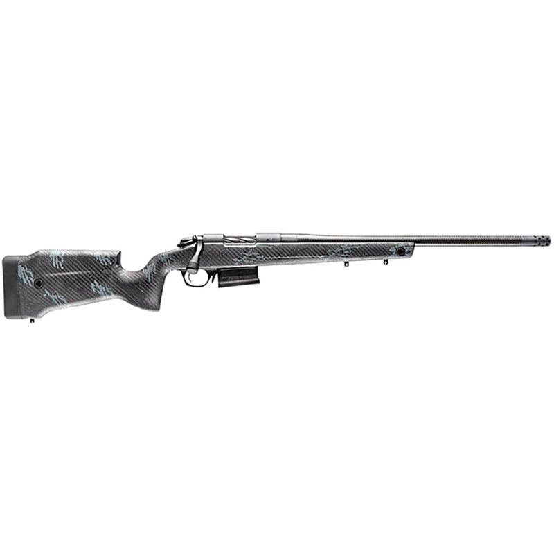 Bergara Rifles Bergara B-14 Squared Crest Carbon 6.5 PRC 20" 1:8" #5 CF Bbl Rifle w/Omni MB, Fluted Bolt & (1) 3rd Mag B14SM759CF