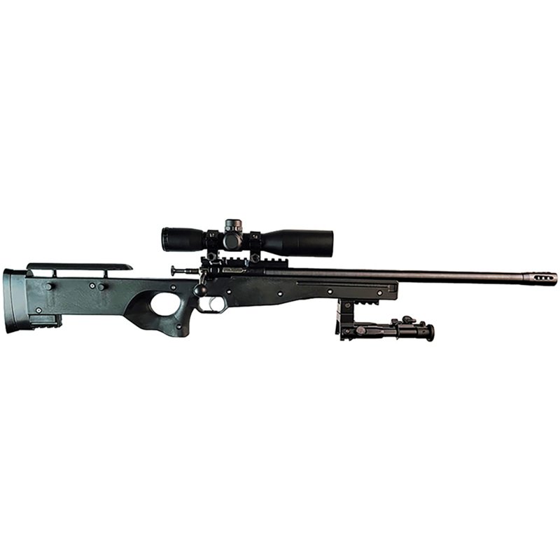 Keystone Sporting Arms Crickett Precision Single-Shot Bolt-Action Rifle Package - .22 LR - Stainless/Black Synthetic