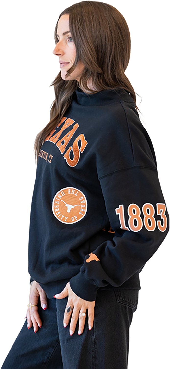 Gameday Social Women's Texas Longhorns All Over Scatter Sweatshirt - view number 2