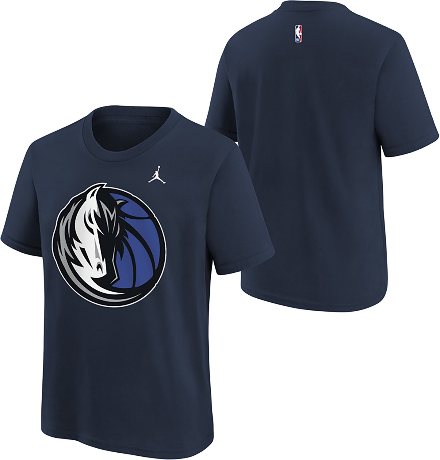Jordan Kids' Dallas Mavericks Statement Logo Graphic T-shirt - view number 5