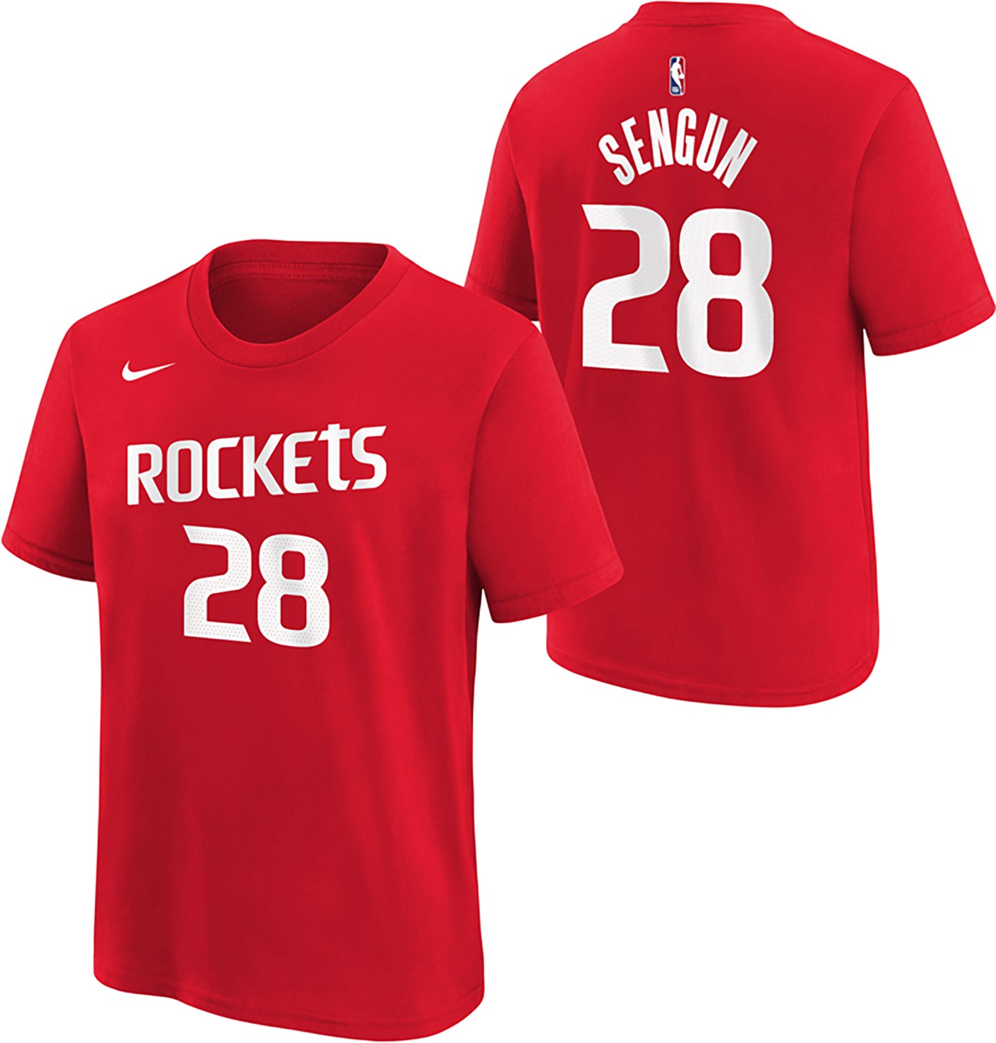 Nike Boys' Houston Rockets Alperen Sengun #28 Icon Graphic T-shirt - view number 3