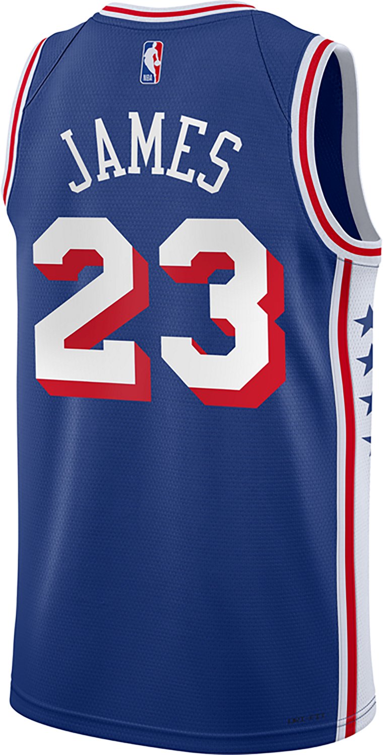 Nike Kids' LeBron James Philadelphia 76ers Icon Swingman Jersey - view number 2