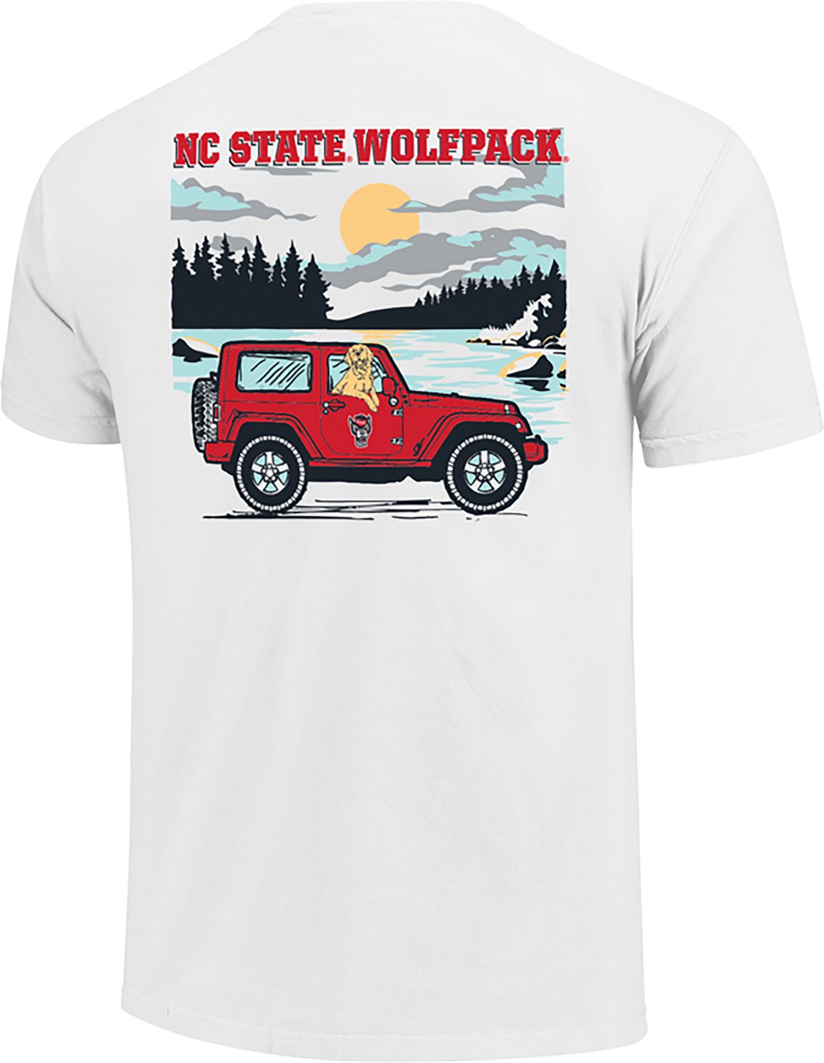 Image One Men’s North Carolina State University Lake Day Pup T-shirt - view number 2