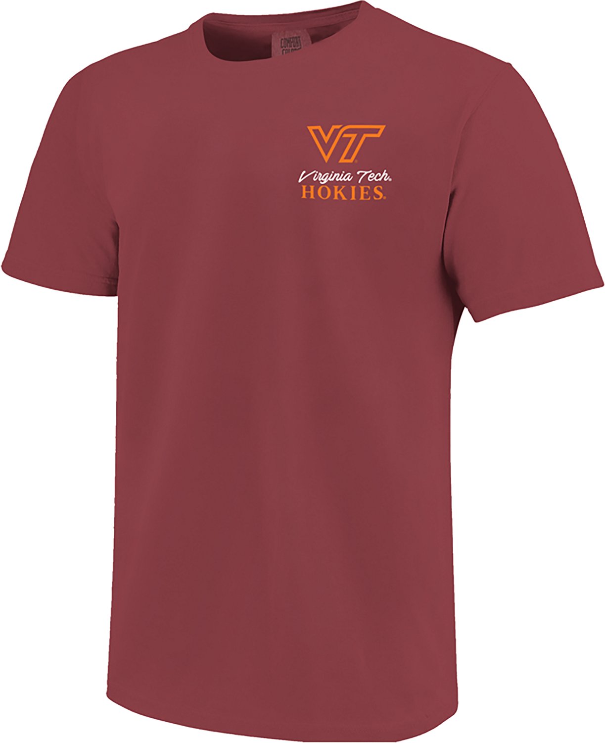 Image One Men's Virginia Tech Pattern Campus Squares T-shirt