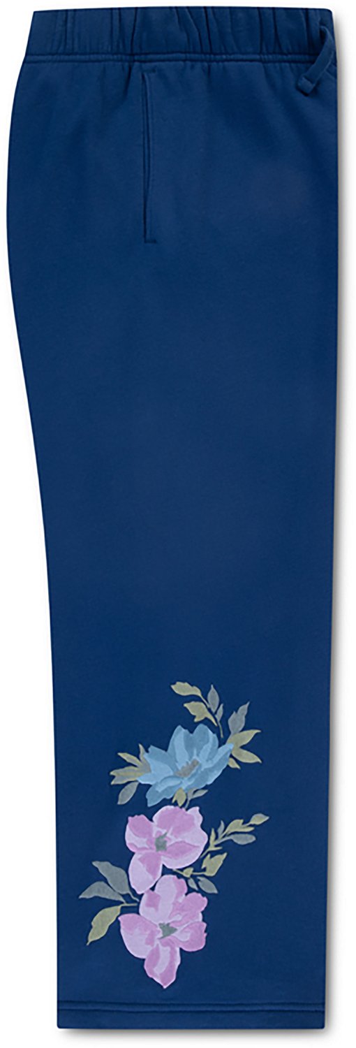 Abercrombie & Fitch Girls' Floral Low Rise Baggy Fleece Plants - view number 5