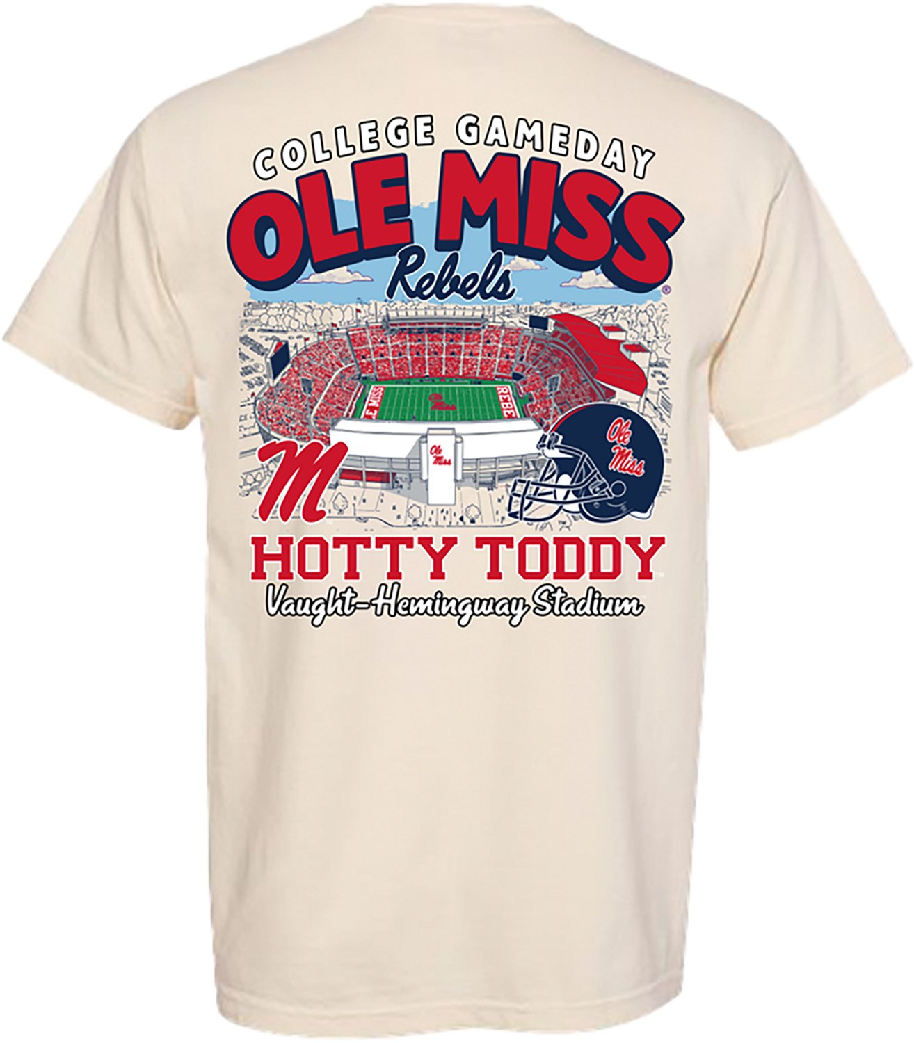 Something Inked Men's University of Mississippi ESPN Game Day Stadium T-Shirt - view number 2