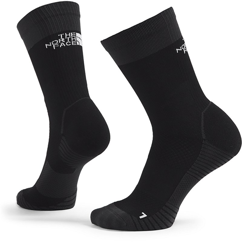 The North Face Trail Run Sock Crew (Size: Medium): Black