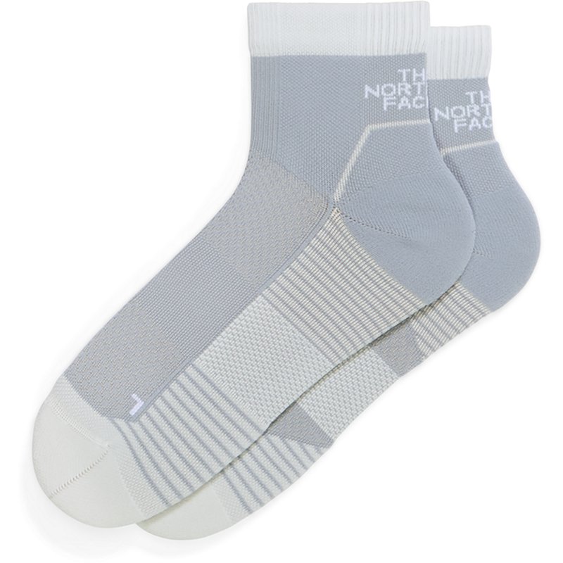 The North Face Trail Run Quarter Sock (Size: Medium): Frost Grey/Pearl Stone