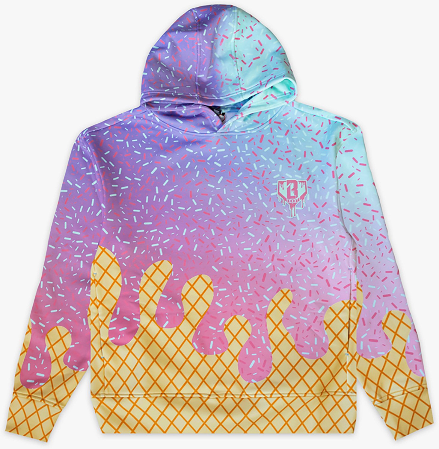 Baseball Lifestyle 101 Adult Ice Cream Hoodie