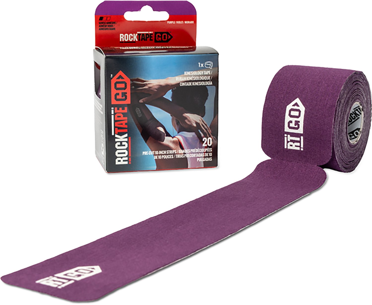 RockTape GO Precut Gentle Fitness Tape