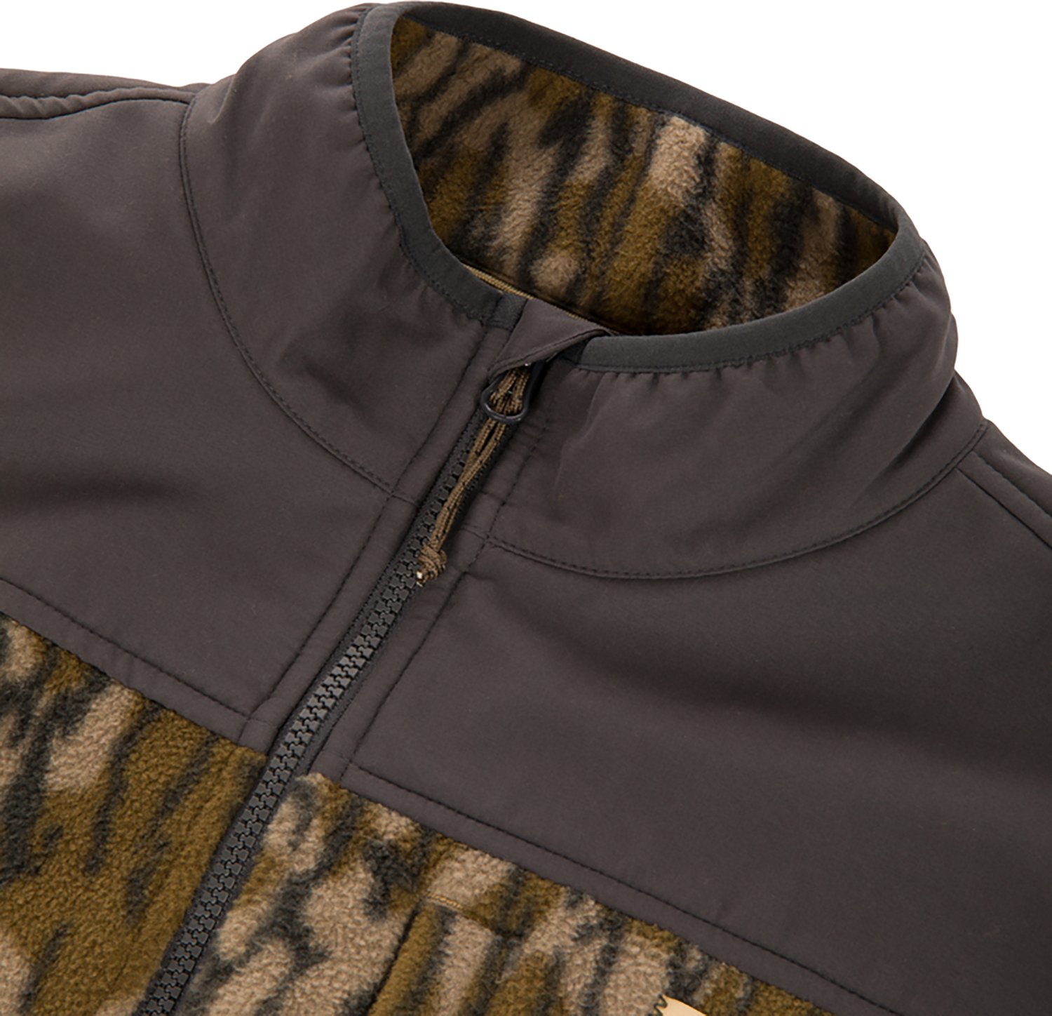 Drake Men's Over Under Camo Camp Fleece 1/4 Zip | Academy