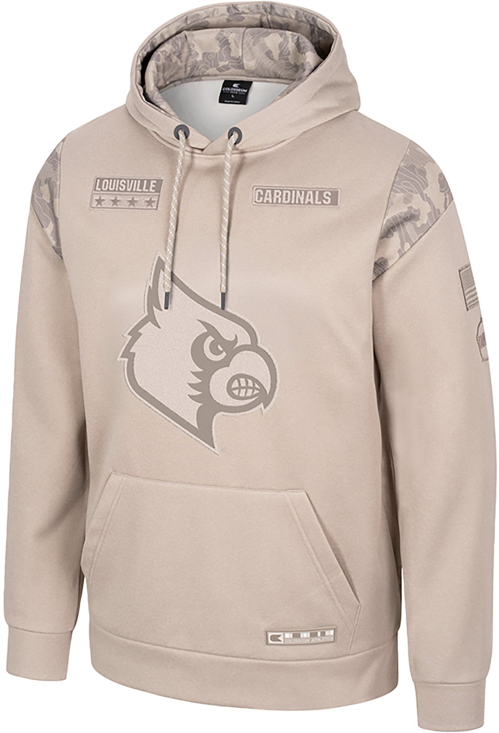 Colosseum Athletics Men's University of Louisville OHT Fort Bliss Poly Hoodie