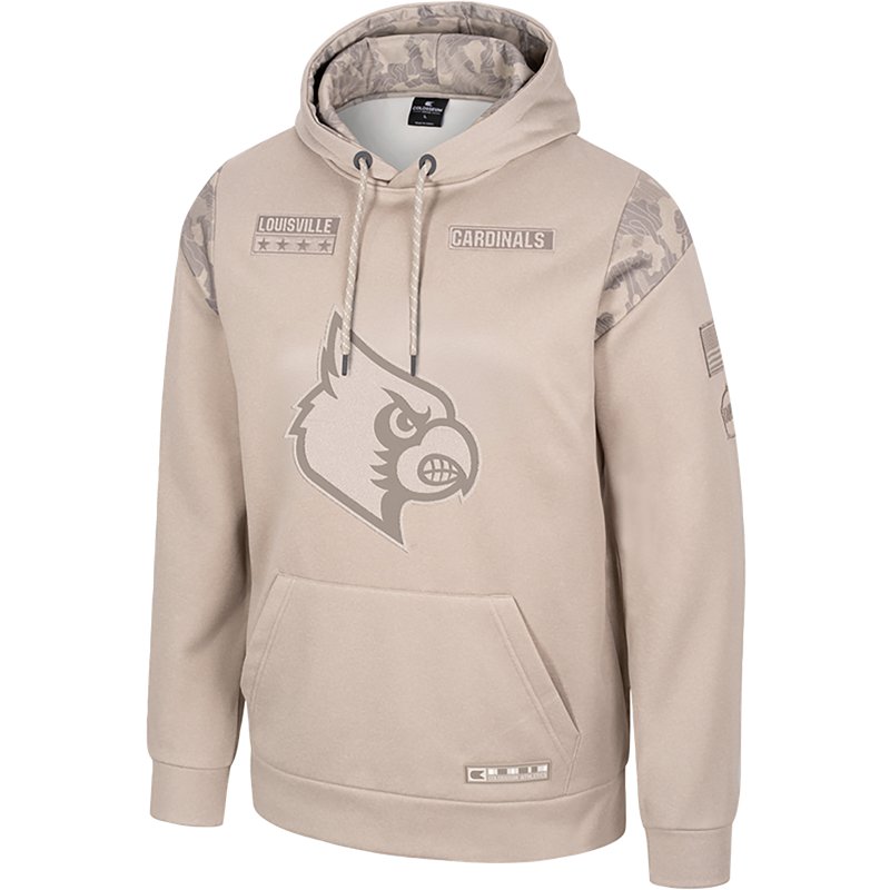 Colosseum Athletics Men's University of Louisville OHT Fort Bliss Poly Hoodie