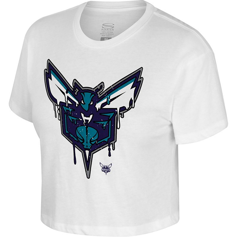 Stadium Essentials Women's Hornets Ice Cream Crop T-shirt