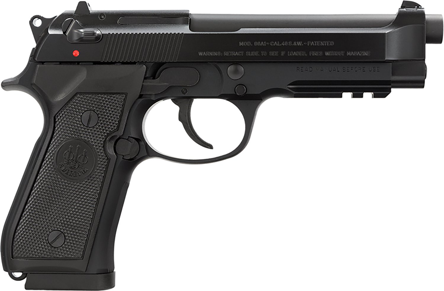 Beretta 96A1 Railed 40 S&W Full-Size 10-Round Pistol