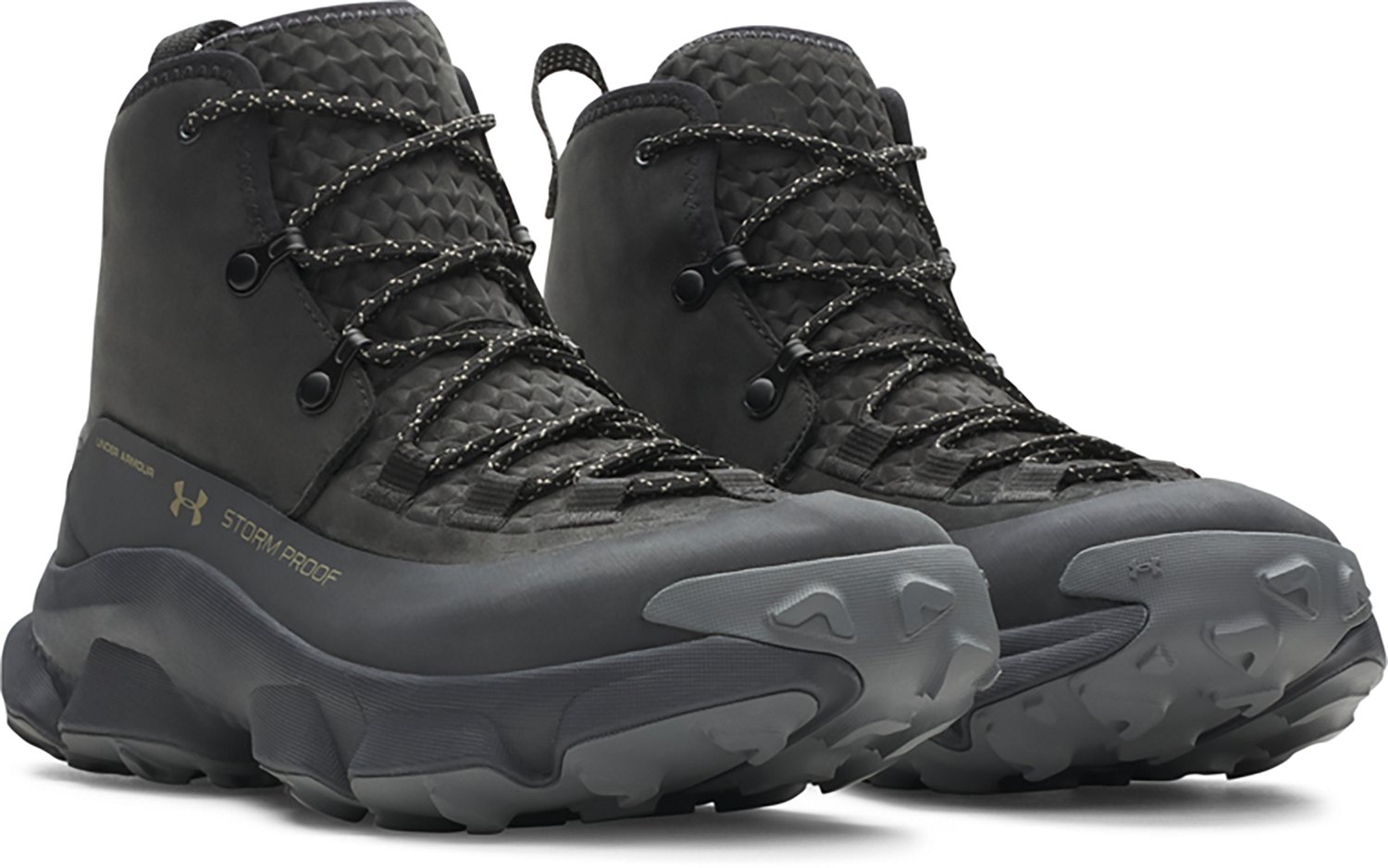 Under Armour Men's Charged Expanse Mid Leather Waterproof Hiking Boots - view number 3
