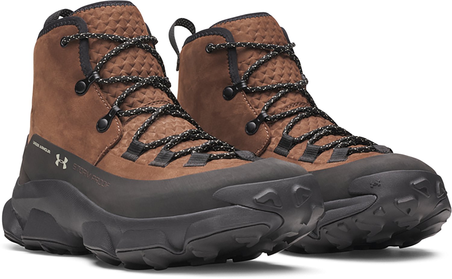 Under Armour Men's Charged Expanse Mid Leather Waterproof Hiking Boots - view number 3