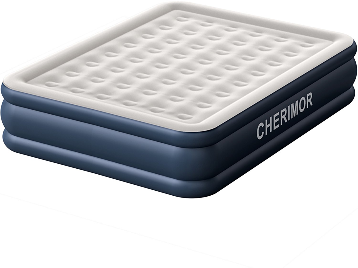 Cherimor 18 in. King Airbed with Built‑In Pump