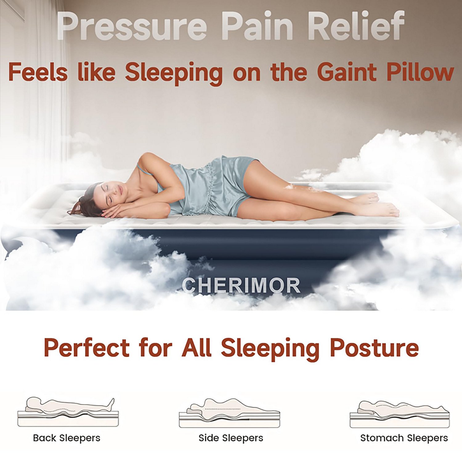 Cherimor 18 in. King Airbed with Built‑In Pump - view number 6