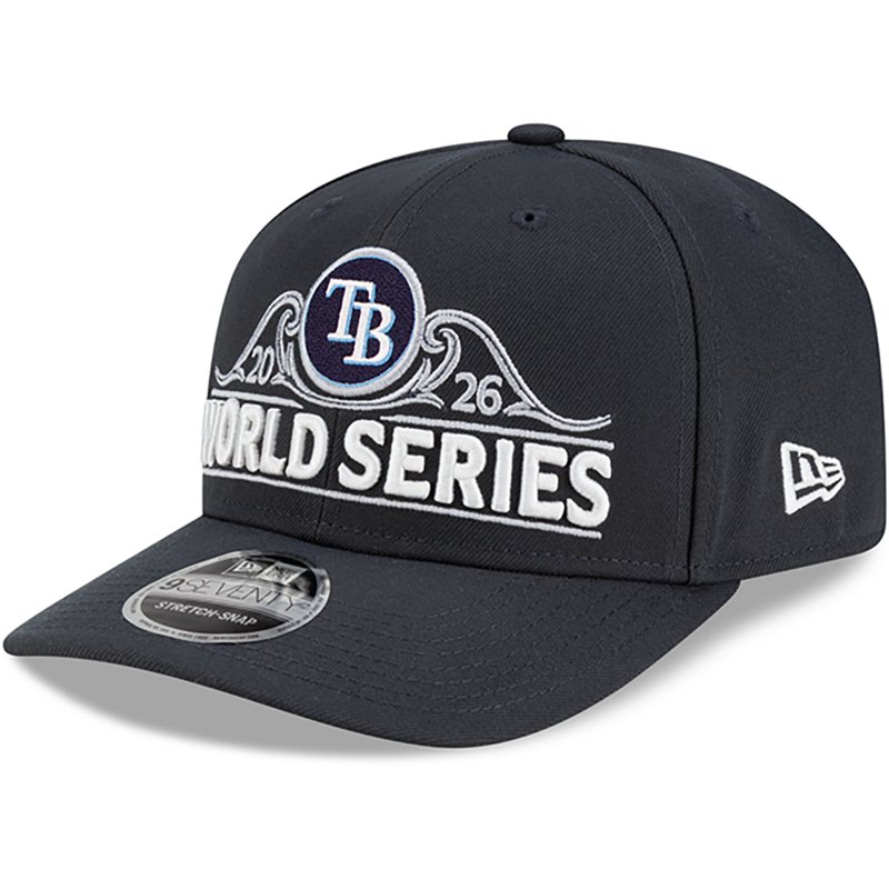 New Era Men's Charcoal Tampa Bay Rays 2026 American League Champions Locker Room 9SEVENTY Adjustable Hat - Charcoal