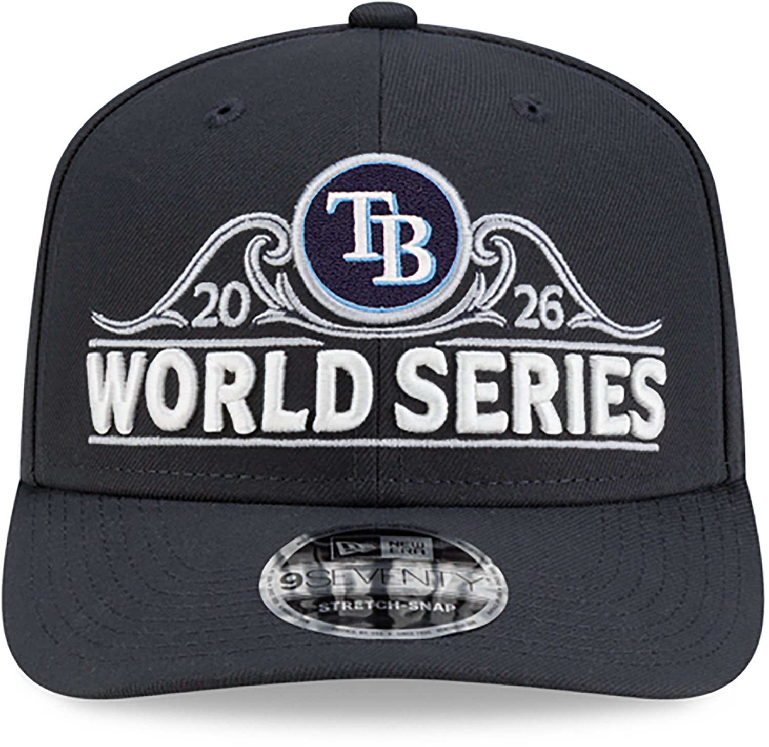 New Era Adults' Tampa Bay Rays 2026 World Series Bound 9SEVENTY Stretch-Snap Cap - view number 2