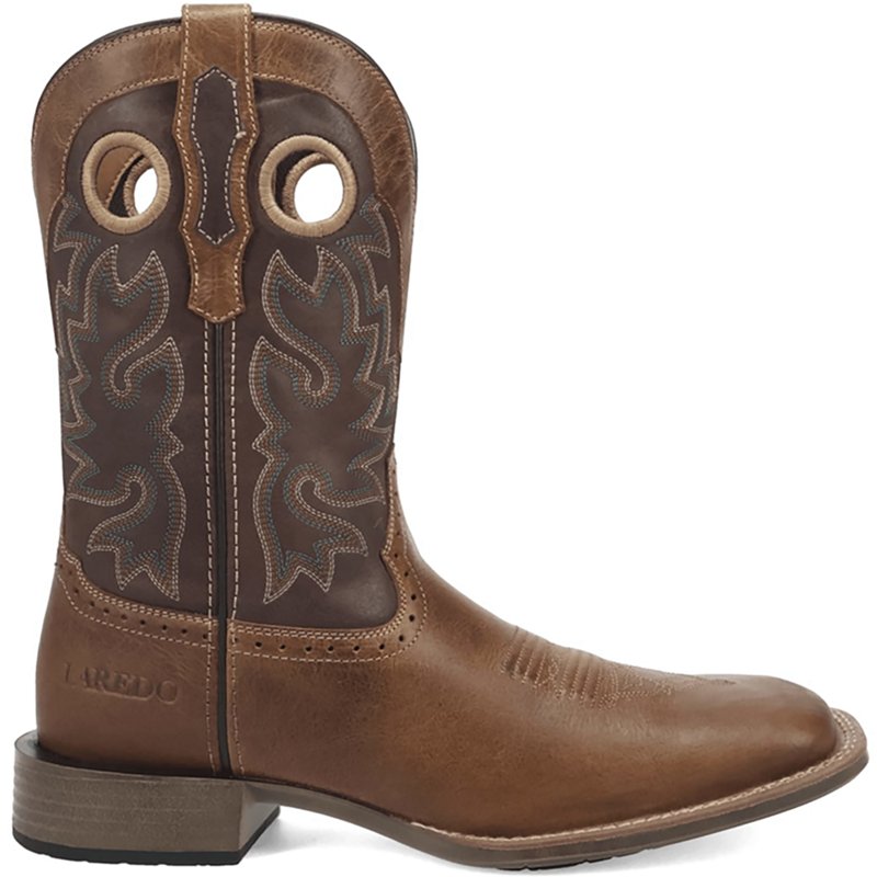 Laredo Norsetter Square Toe Pull On Cowboy Boots