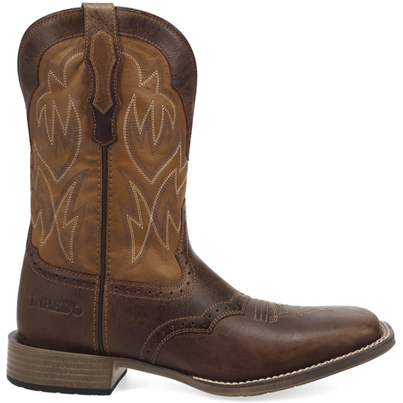 Laredo Stratford Square Toe Pull On Cowboy Boots