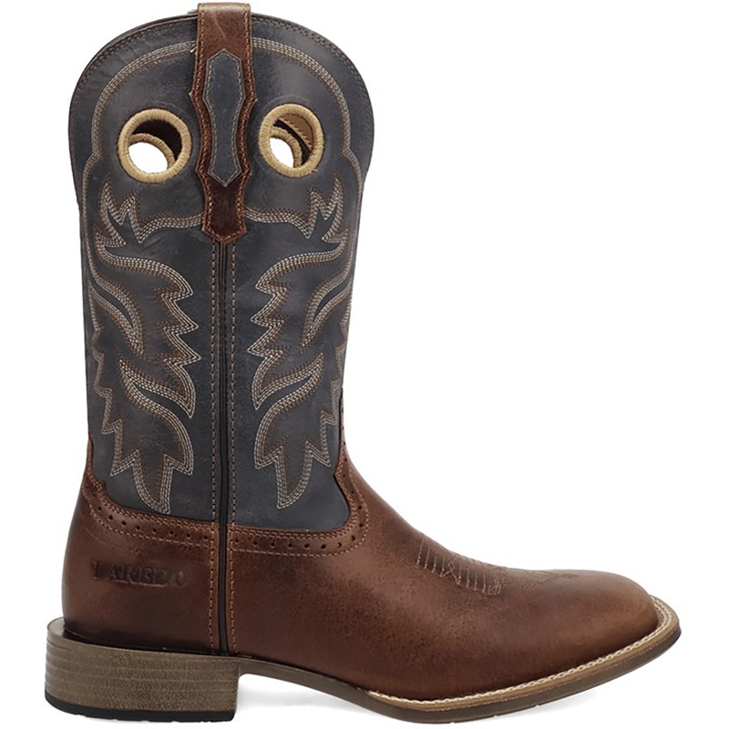 Laredo Dyers Square Toe Pull On Cowboy Boot