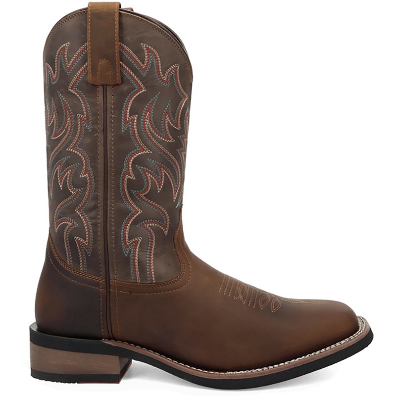 Laredo Decatur Square to Square Toe Pull On Cowboy Boots