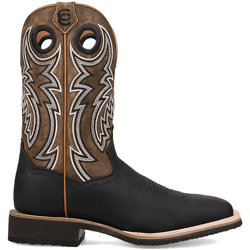Dan Post Boots Royston Leather Square Toe Pull On Cowboy Boots