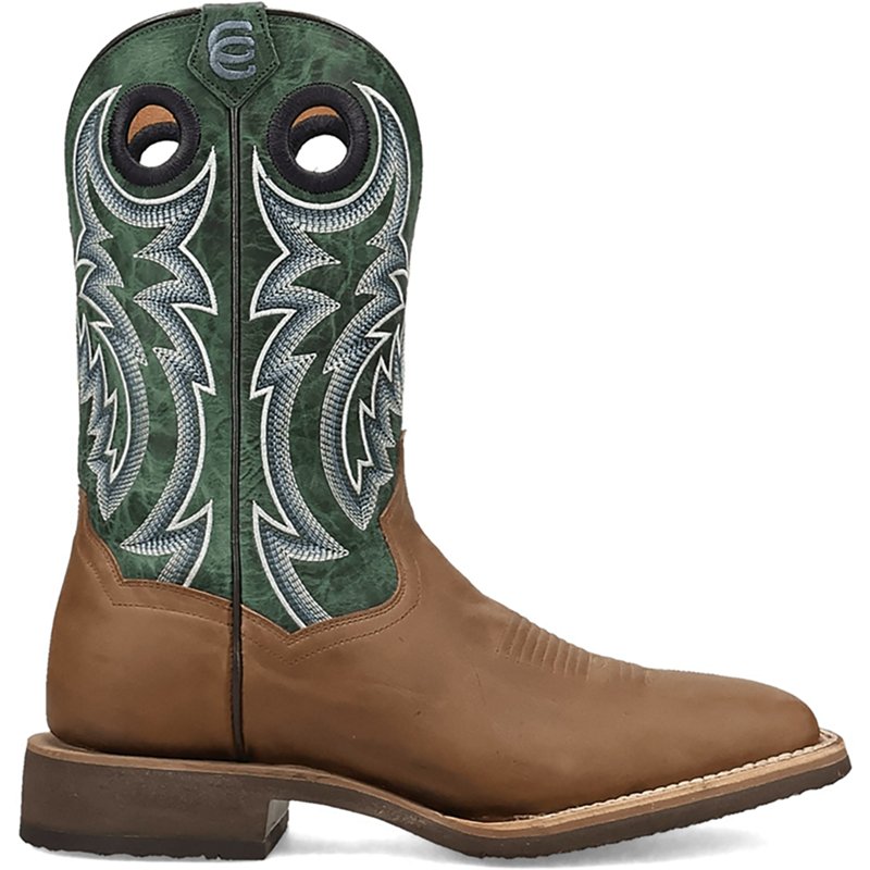 Dan Post Boots Royston Leather Square Toe Pull On Cowboy Boots