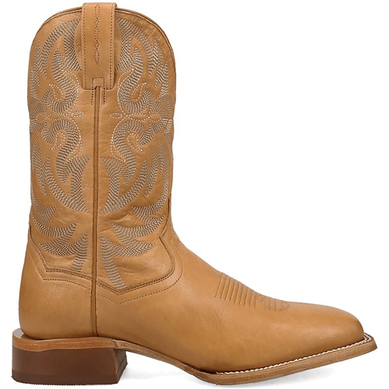 Dan Post Boots Sonara Leather Square Toe Pull On Cowboy Boots