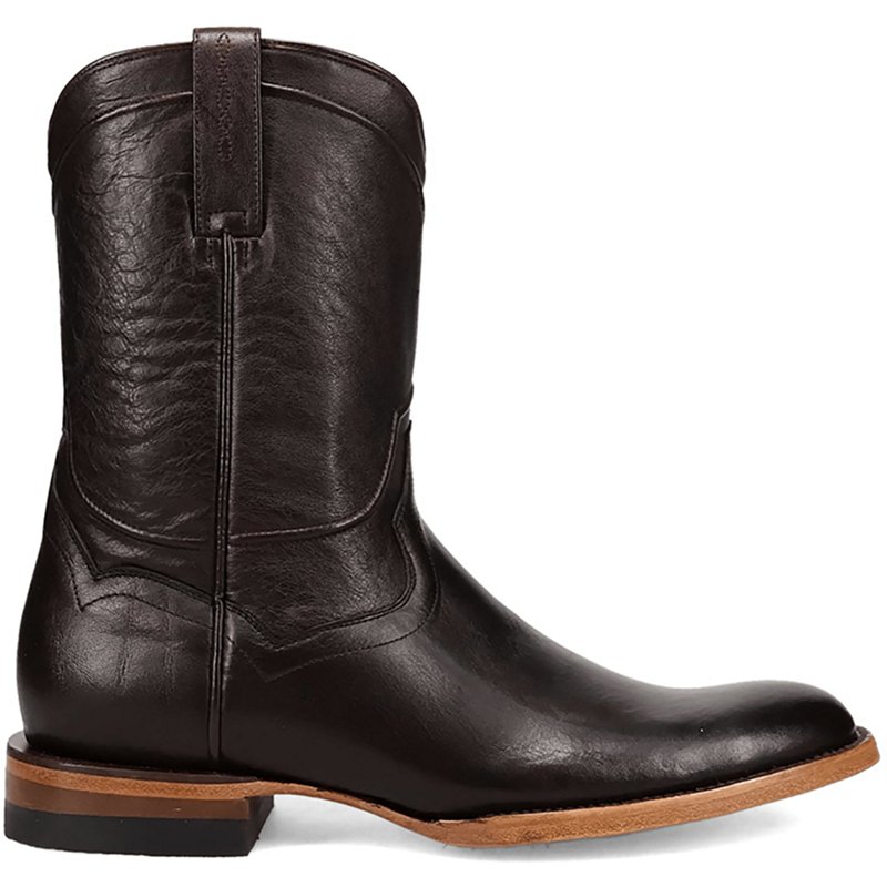 Dan Post Boots Hartwell Leather Round Toe Pull On Cowboy Boots