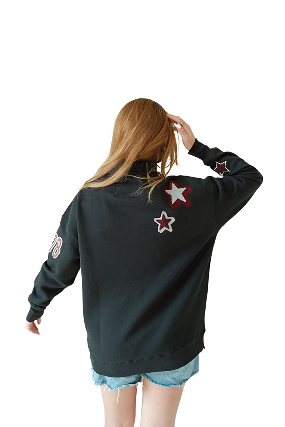 Gameday Social Women’s Mississippi State University All Over Scatter Long Sleeve Crew - view number 2