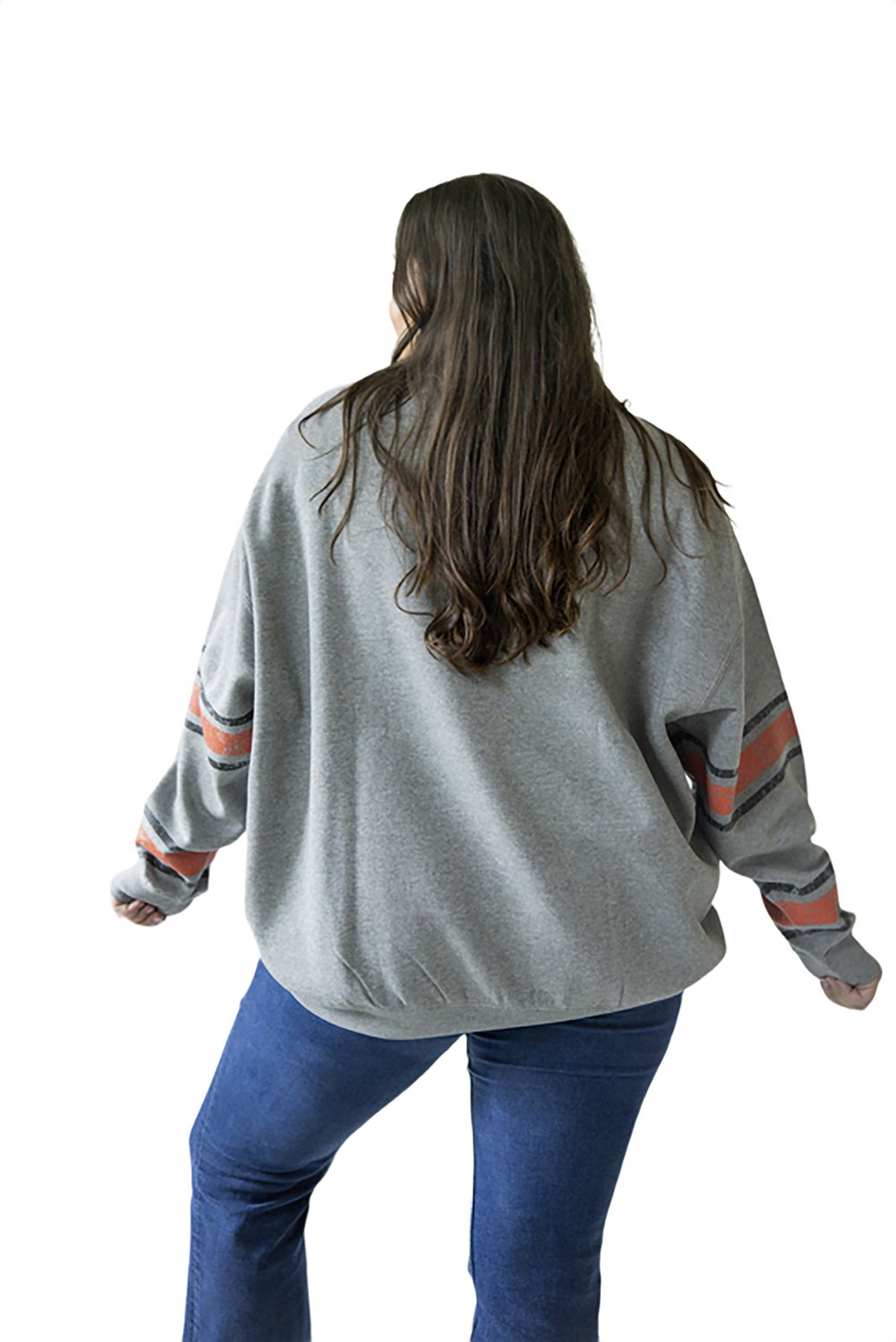 Gameday Social Women's Texas Tech University Langford Multimedia Oversized Fleece Crew - view number 2