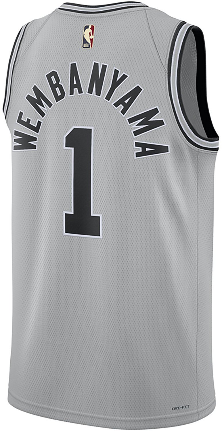 Nike Spurs Wembanyama DriFit Hardwood Classics Swingman Jersey - view number 2