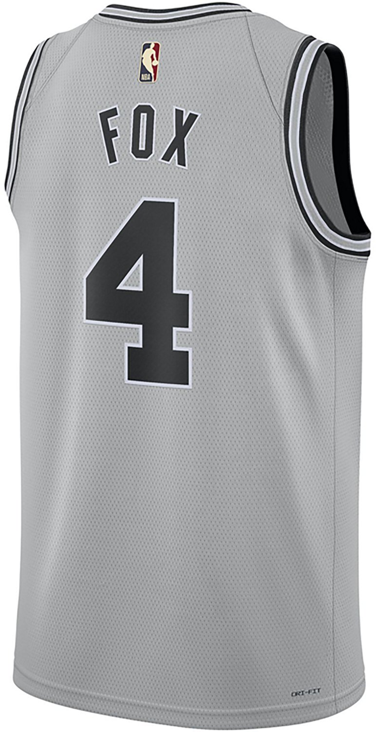 Nike Spurs De'Aaron Fox DriFit Swingman Hardwood Classics Jersey - view number 2