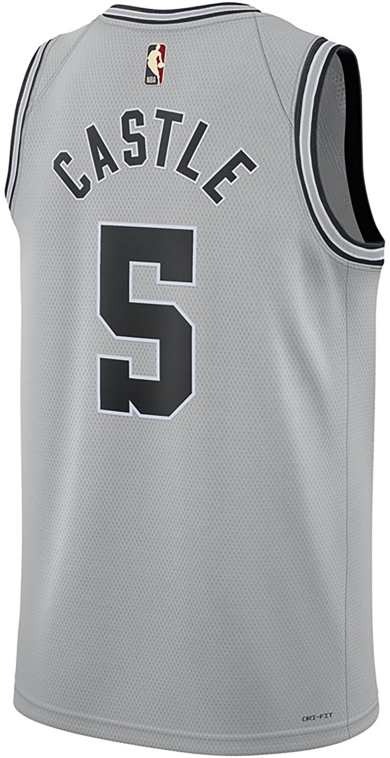 Nike Men's Spurs DriFit Swingman Hardwood Classics Jersey - view number 2