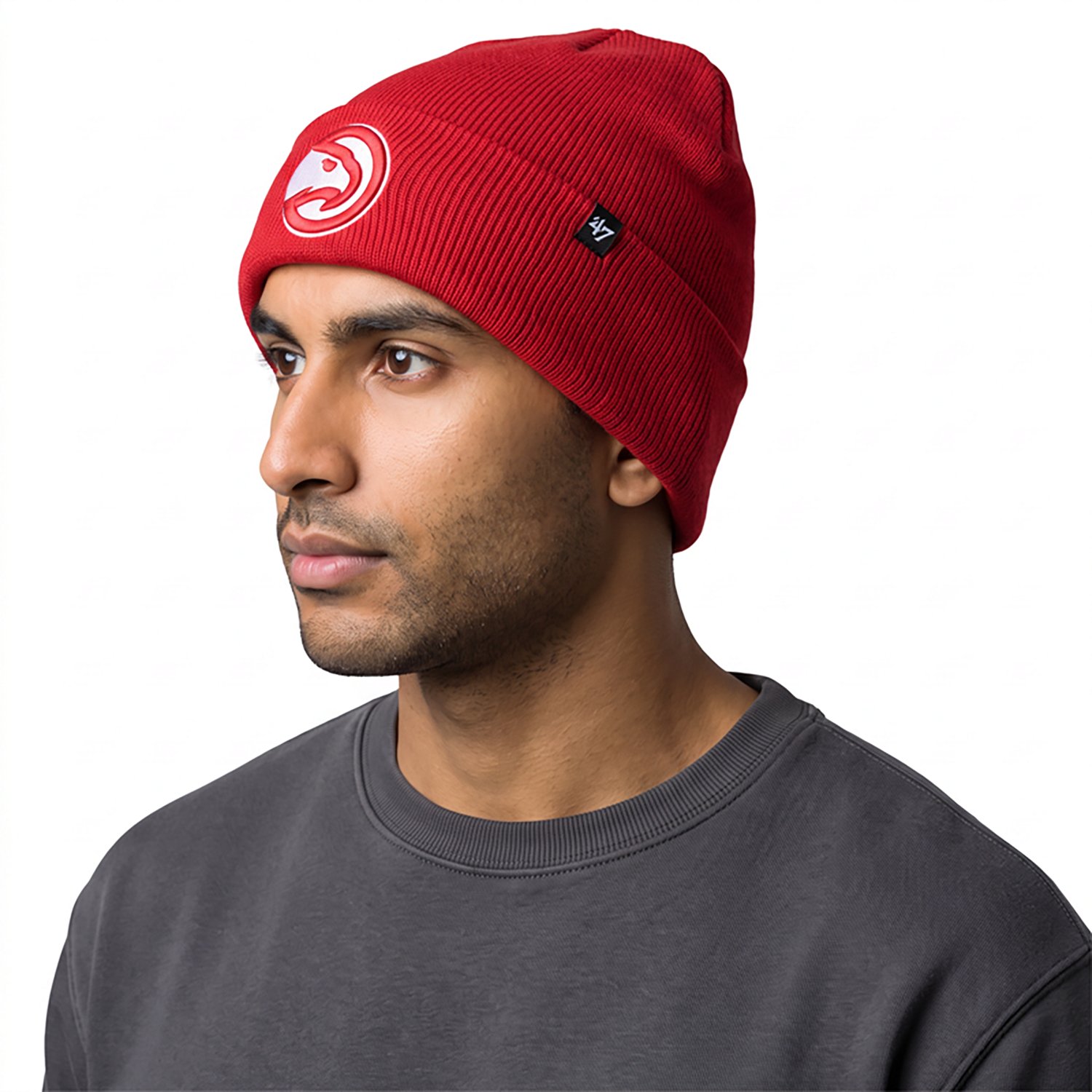 '47 Atlanta Hawks Raised Cuff Knit Hat                                                                                           - view number 2