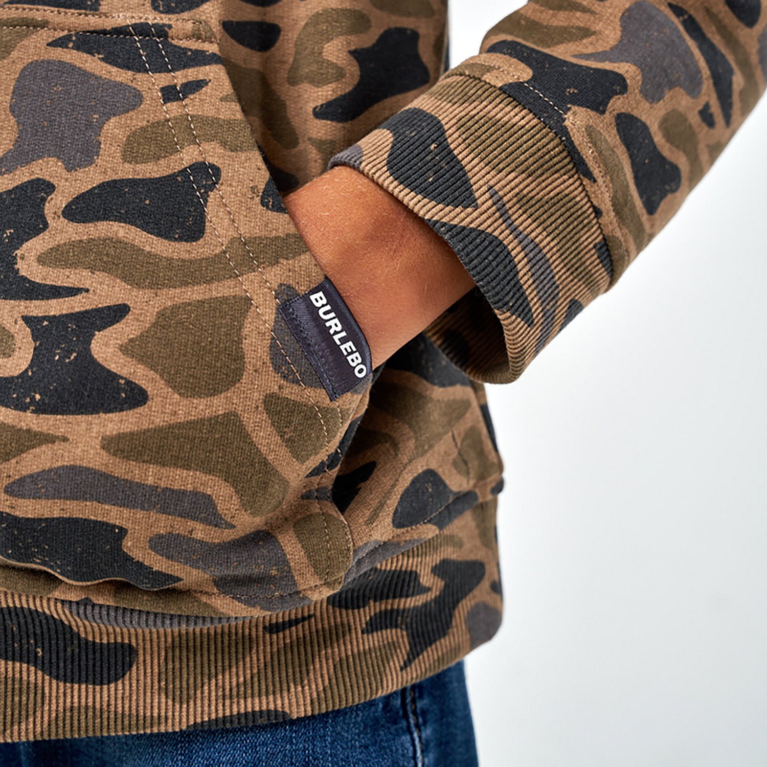 Burlebo Boys' Gauge Camo Hoodie - view number 3