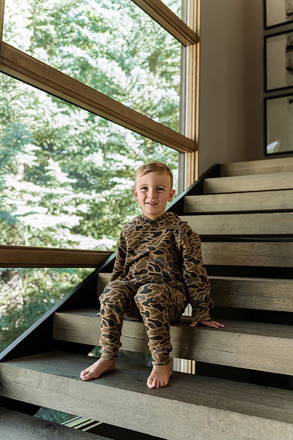 Burlebo Boys' Gauge Camo Hoodie - view number 8