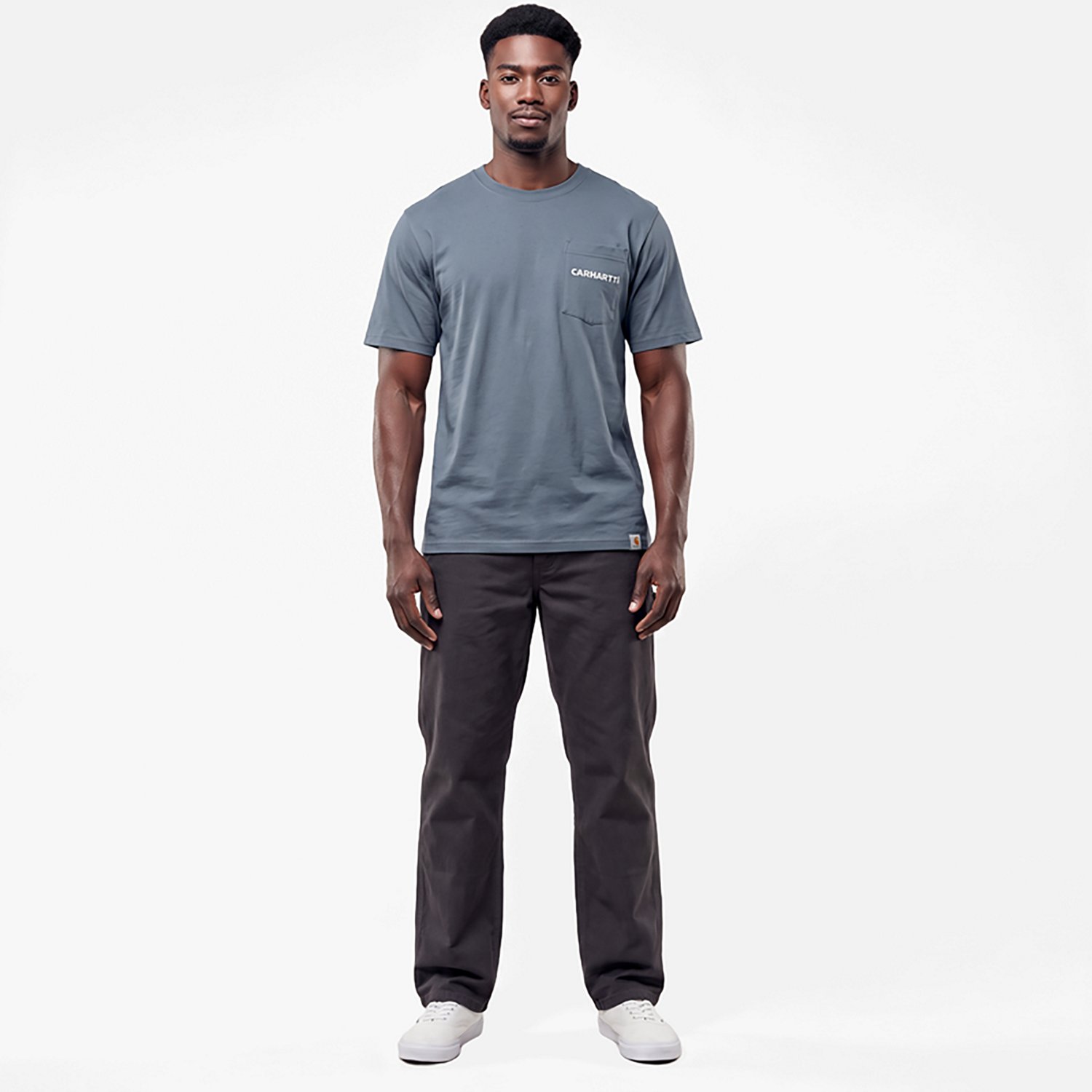 Carhartt Men's Relaxed Fit Lightweight Short Sleeve Rivet Pocket Graphic T-shirt